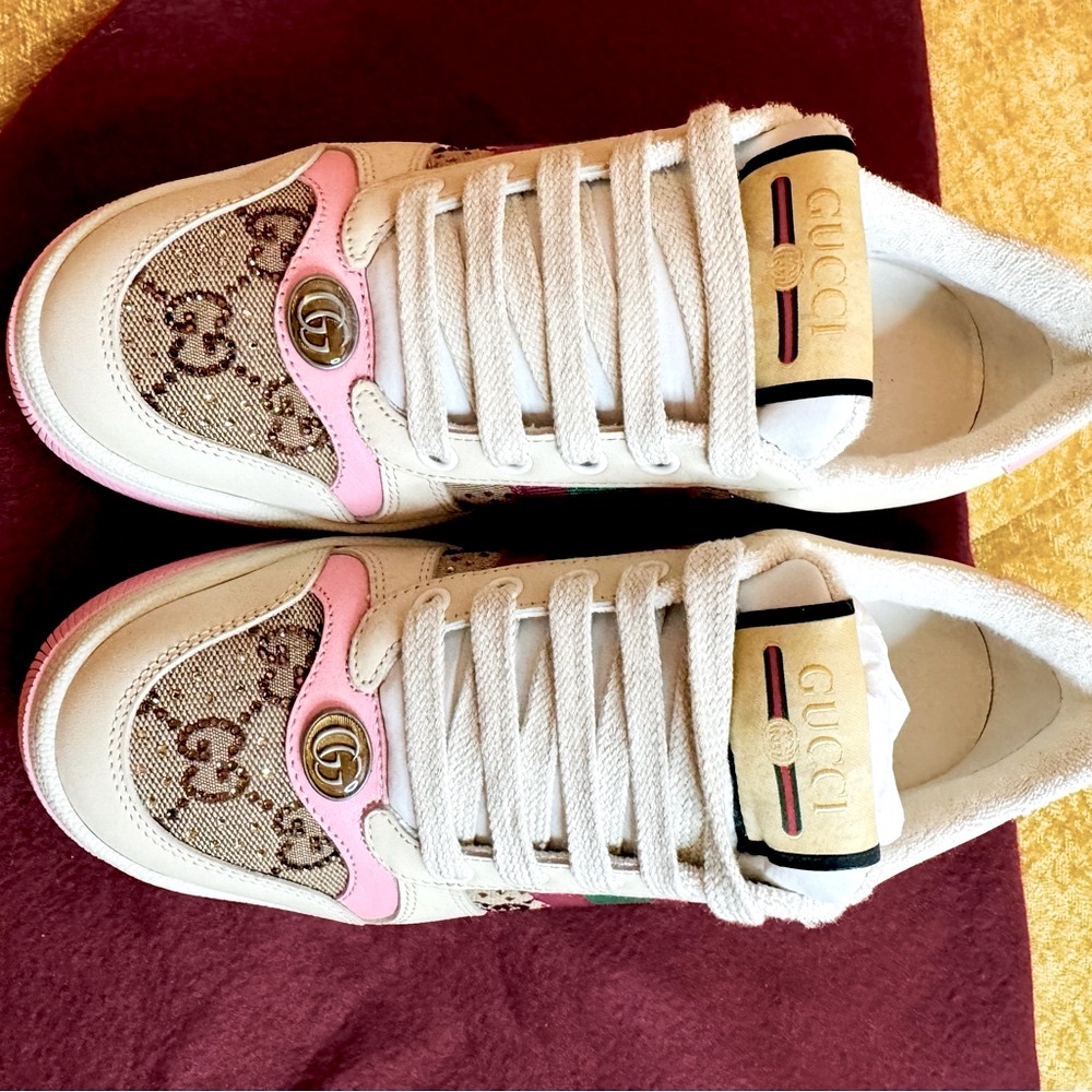 Women's GG crystal Screener sneaker 🛍